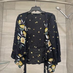 Zara Floral Cardi